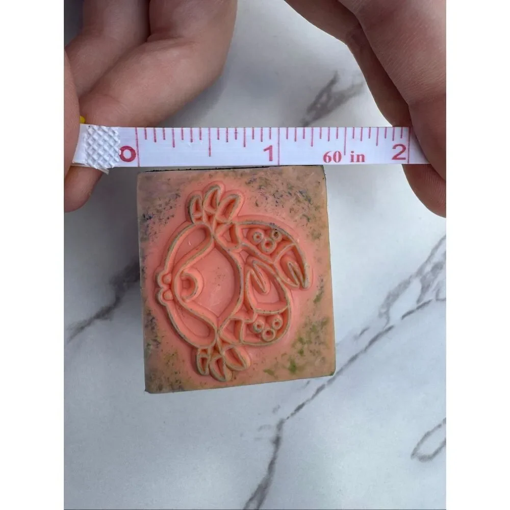 Cartoon Crab Rubber Stamp